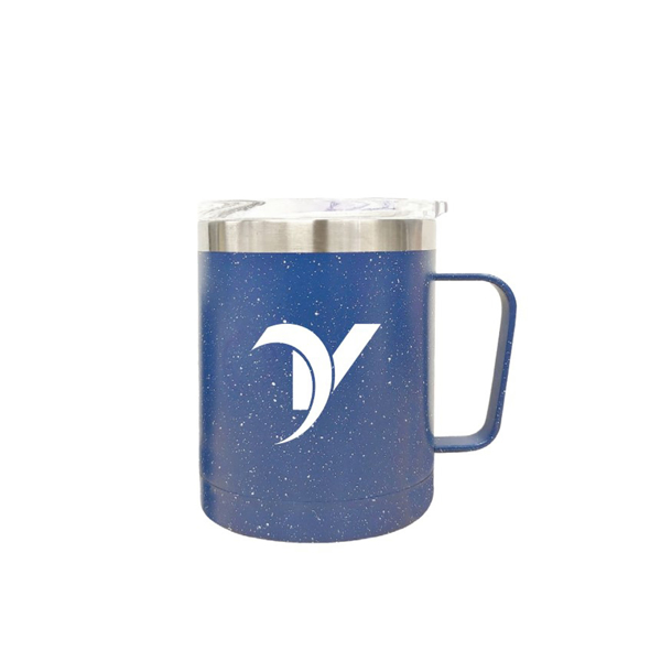 Speckled Blue Campfire Mug product image on white background
