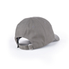 Low Profile Canvas Grey Cap Back Image on white background	