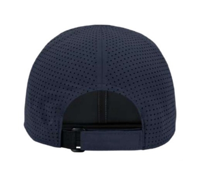 Image of a Navy Performance Cap with a Ventrac logo on it