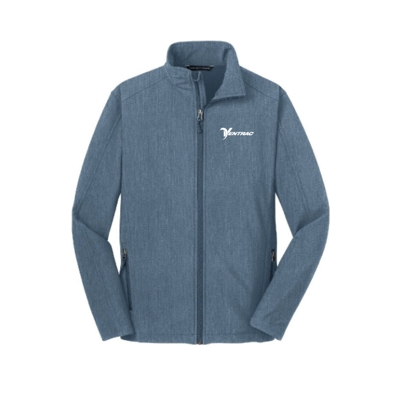 Ventrac Port Authority Men's Soft Shell Jacket - Navy Heather